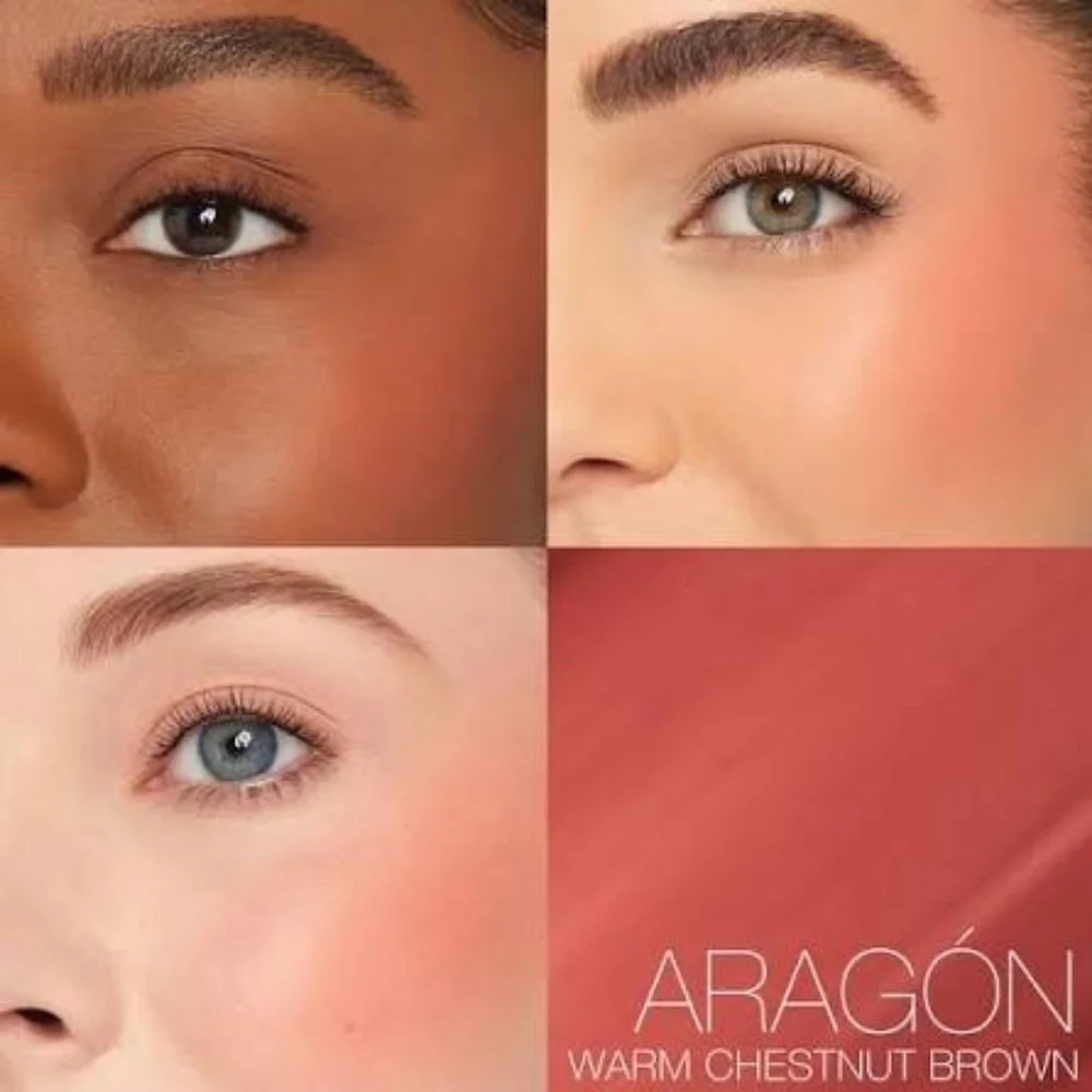 NARS AFTERGLOW Aragon LIQUID Blush- Warm Chestnut Brown